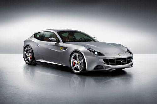 Studiofoto van de nieuwe Ferrari